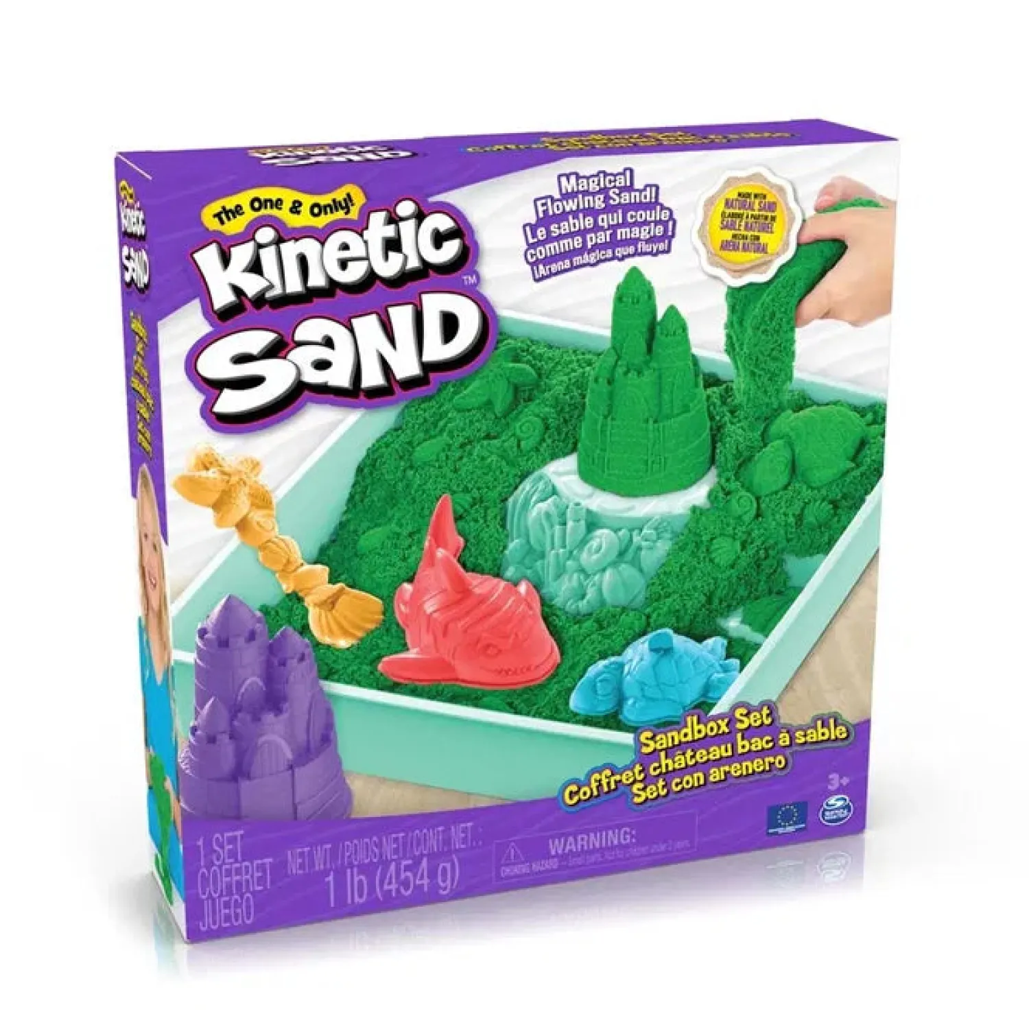 Sandbox Set - Green*Kinetic Sand Outlet