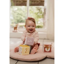 Fairy Garden Pink Plys Terninger*Little Dutch New