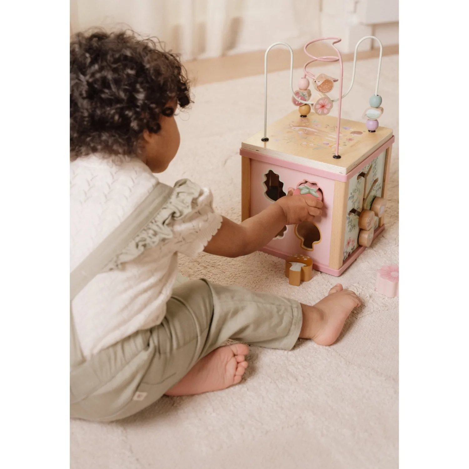 Fairy Garden Pink Aktivitetskube*Little Dutch Clearance