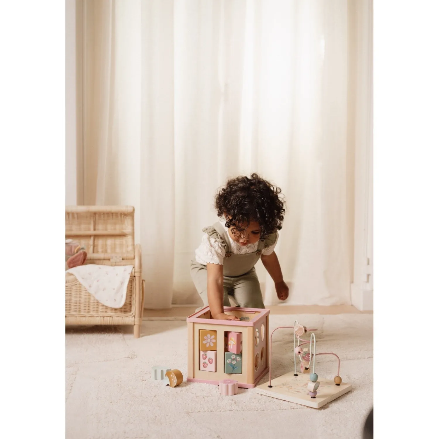 Fairy Garden Pink Aktivitetskube*Little Dutch Clearance