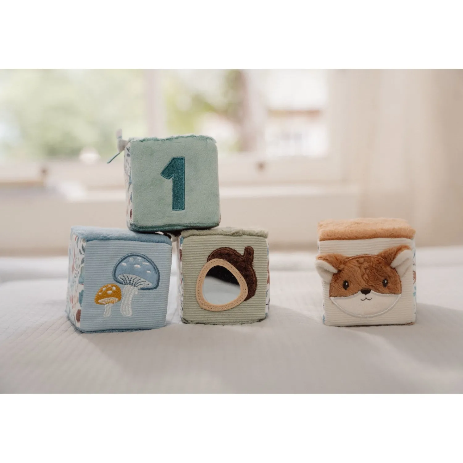 Forest Friends Blue Aktivitetsterninger 4-Pak*Little Dutch