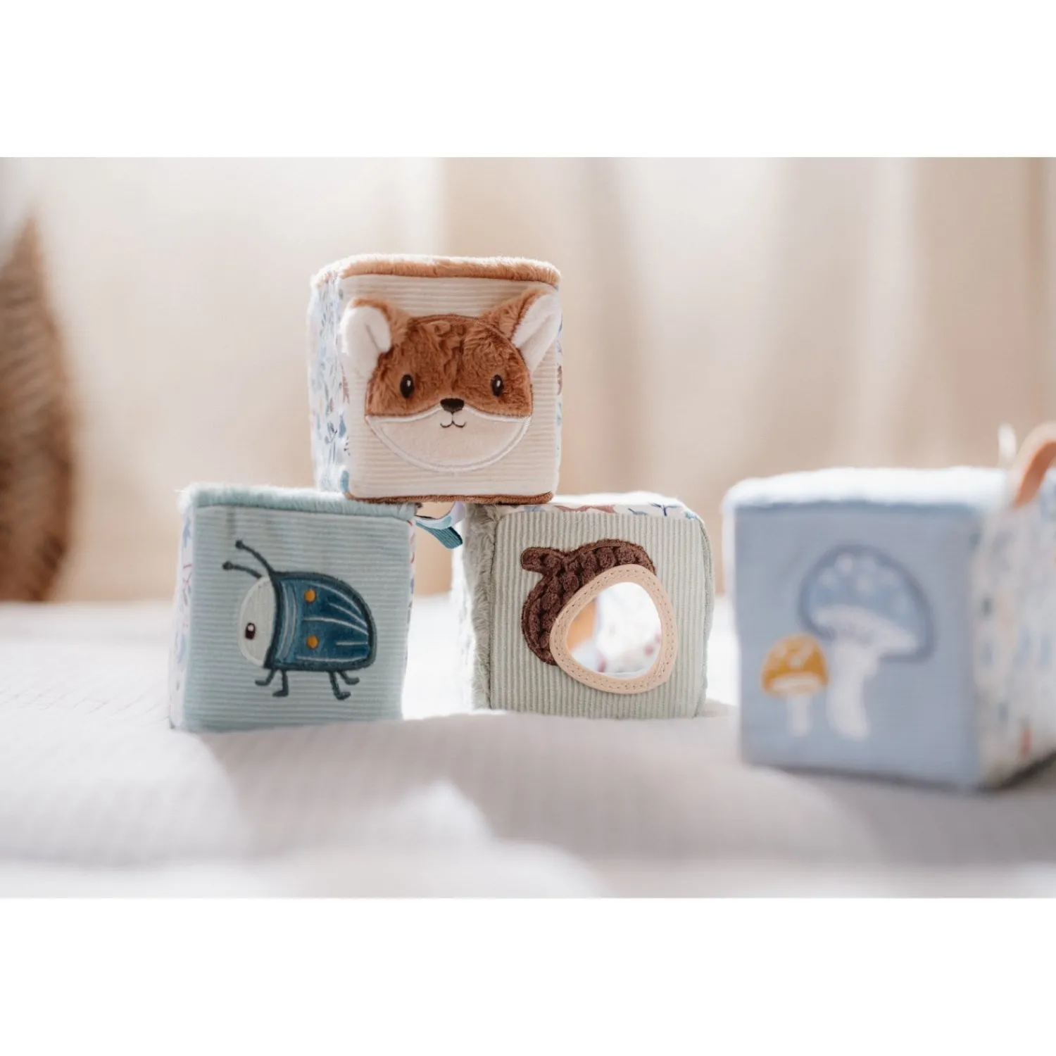 Forest Friends Blue Aktivitetsterninger 4-Pak*Little Dutch