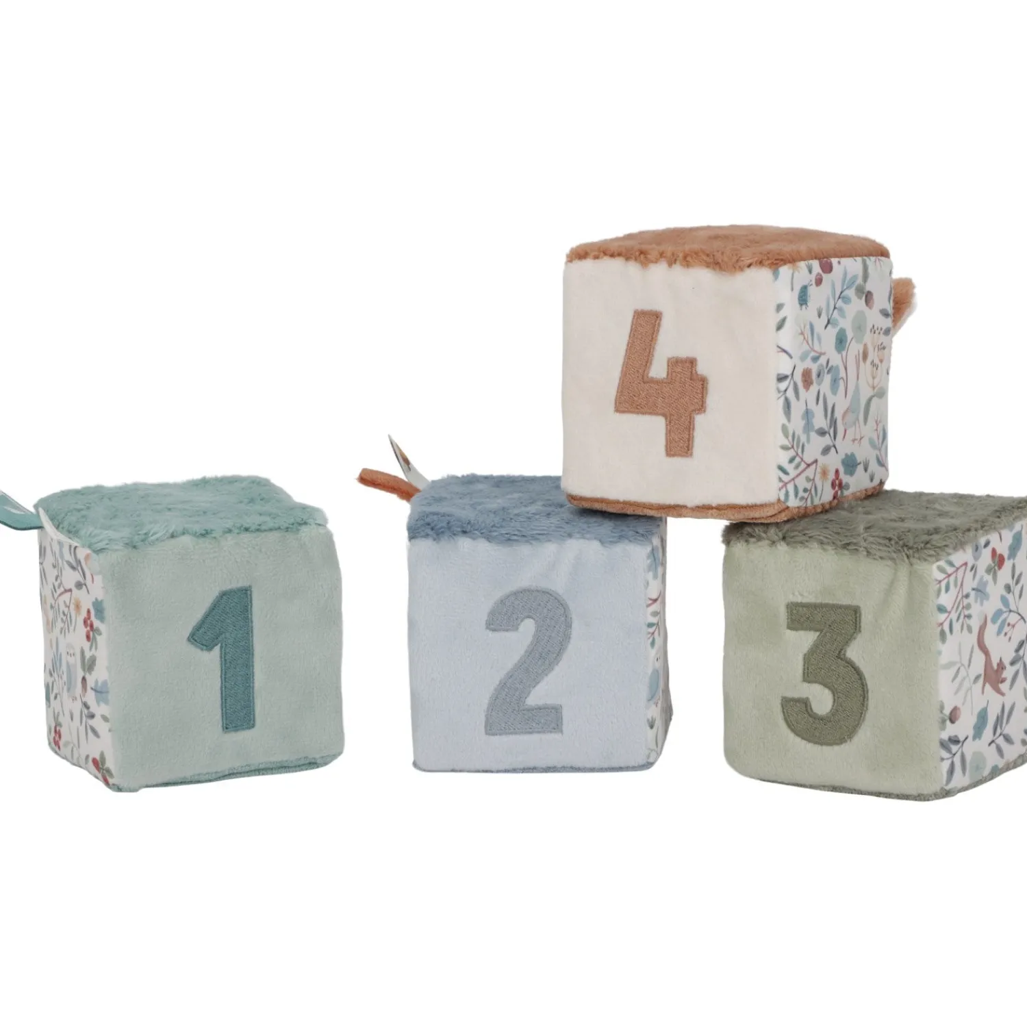 Forest Friends Blue Aktivitetsterninger 4-Pak*Little Dutch