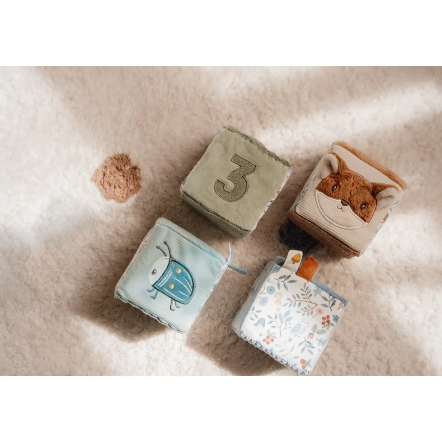 Forest Friends Blue Aktivitetsterninger 4-Pak*Little Dutch