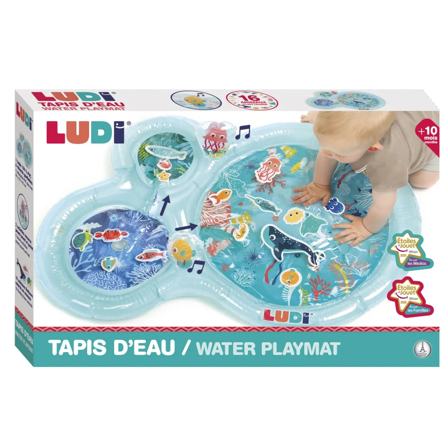 LUDI Vandlegemåtte - Turkis*Scan Style ApS Sale