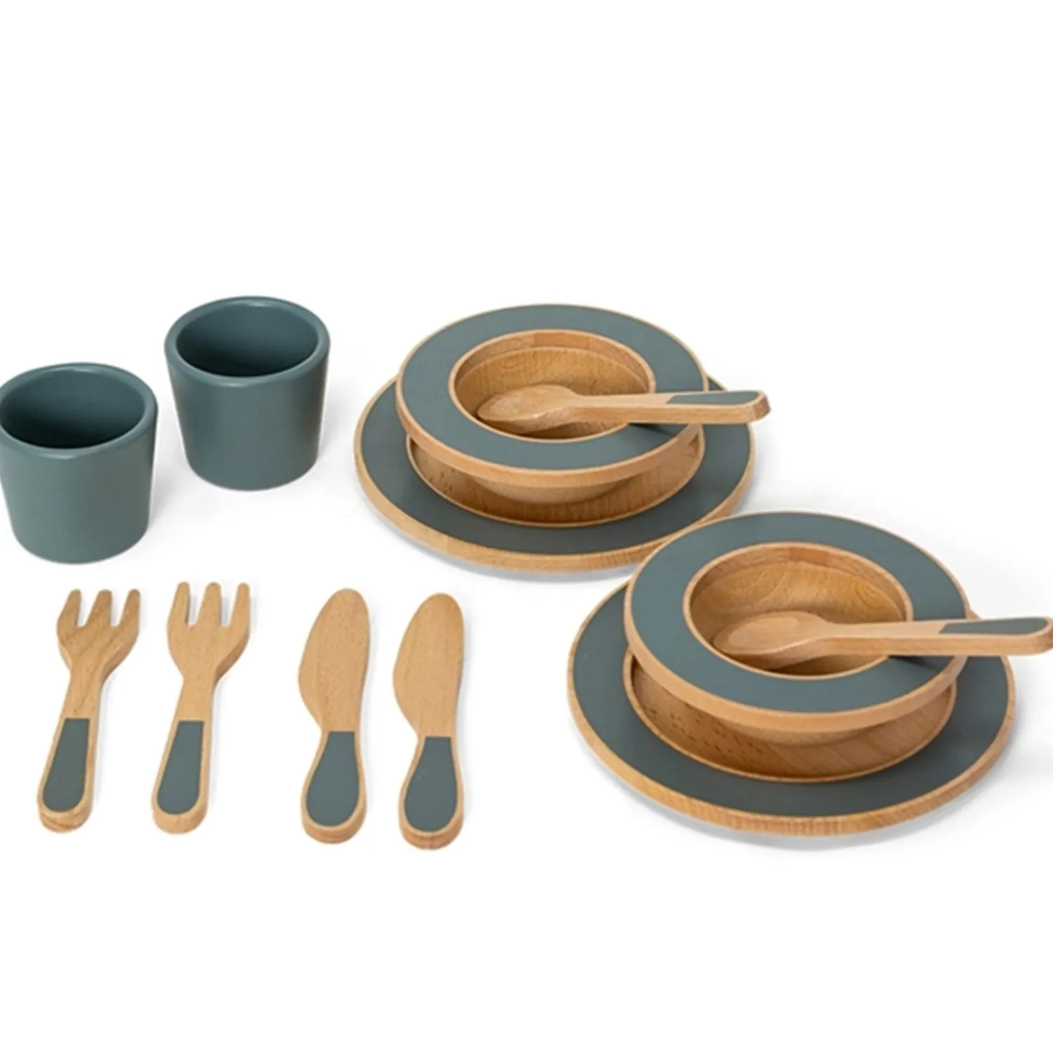 Spisestel Emerald Green*Mamamemo Clearance