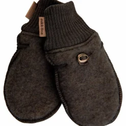 Dark Brown Melange Uld Luffer*Mikk-Line Discount