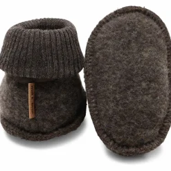 Dark Brown Melange Uld Futter*Mikk-Line