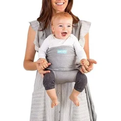 Fit Wrap - Strækvikle/Bæresele Grey*Moby Clearance
