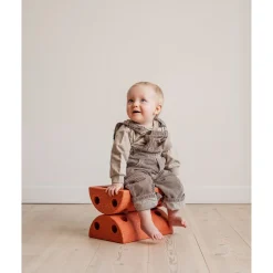 Børneskammel Burnt Orange / Dusty Green*MODU Online