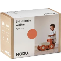 3-i-1 Baby Walker Burnt Orange/Dusty Green*MODU Clearance