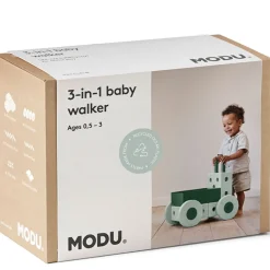 3-i-1 Baby Walker Ocean Mint/Forest Green*MODU Hot