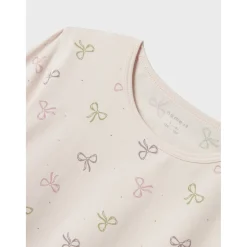 Barely Pink Pyjamas Barely Pink Bow Noos*Name It Clearance