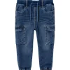 Dark Blue Denim Ben Baggy Cargo Jeans Noos*Name It Outlet