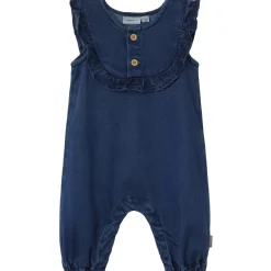 Dark Blue Denim Ruby Denim Flæse Buksedragt*Name It Best