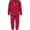 Jester Red Xmas AOP Red Nmnvismas Ls Nightset*Name It
