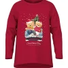 Jester Red Xmas Bunny Nmfvosmas Ls Nreg Top*Name It Discount