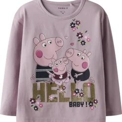 Keepsake Lilac Nmfora Peppa Ls Nreg Top Box Cplg*Name It Best