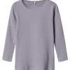 Lavender Gray Nmfkab Ls Top Noos*Name It Outlet