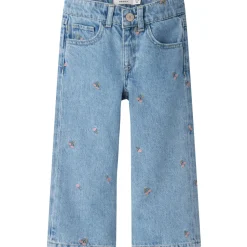 Light Blue Denim Rose Wide Jeans*Name It Clearance