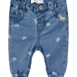 Medium Blue Denim Ben Tapered AOP Jeans*Name It Outlet