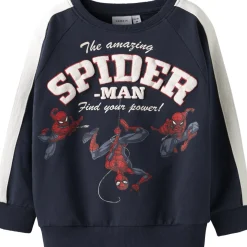 Navy Blazer Nmmobert Spider Nreg Sweat Bru Mar*Name It Clearance