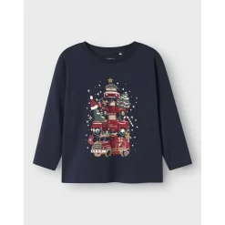 Navy Blazer Nmmrejulli Nreg Ls Top Box*Name It Hot