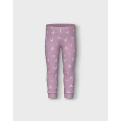 Pink Lavender Pyjamas Pink Butterfly Rib Noos*Name It