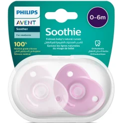 Soothie - "Lyserød/lilla" - 0-6mdr*Philips Avent New