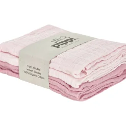 Økologiske Stofbleer 4-pak Shrinking Violet*Pippi Outlet