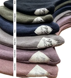 Uld Rund Elefanthue Beige grey*Racing Kids Online