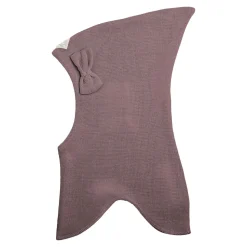 Uld Spids Elefanthue m/Sløjfe lys lilla*Racing Kids