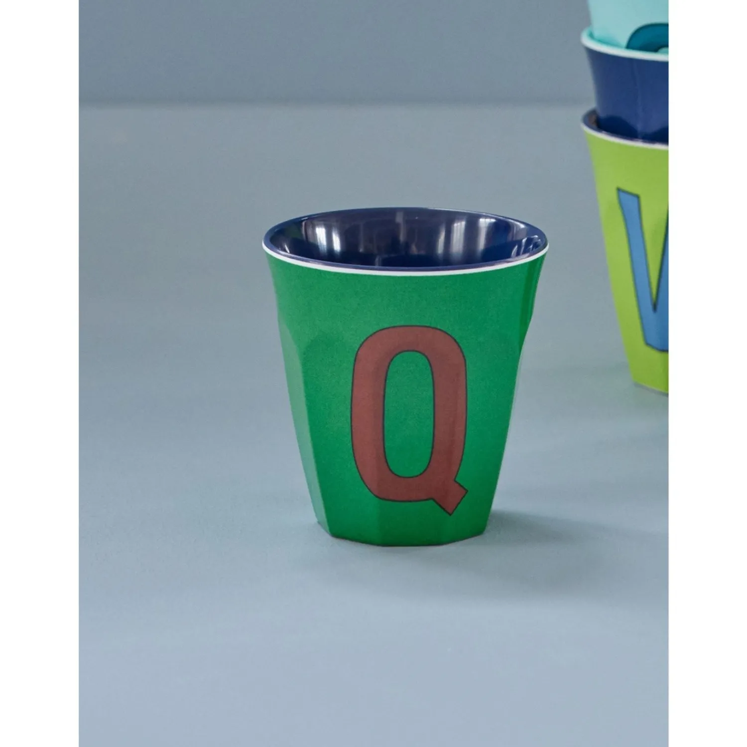 Bluish Colors Melamin Alfabet Kop*Rice Best