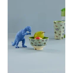 New Dino Print Lille Melamin Skål*Rice Hot