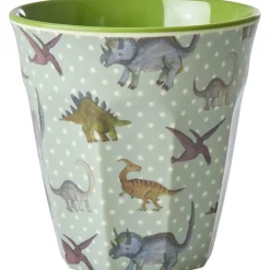 New Dino Print Mellem Melamin Kop*Rice Online