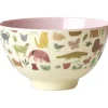 Sweet Jungle Print Lille Melamin Skål*Rice Hot