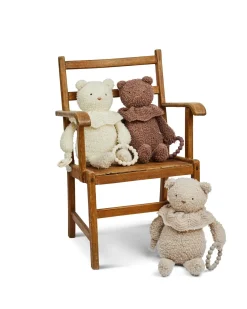 Aktivitetsbamse, bouclé merino uld, nature*Smallstuff Outlet