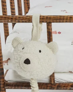 Musik uro bamse, uld bouclé, off. white*Smallstuff