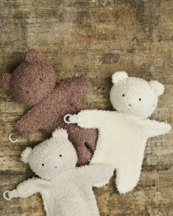 Nusseklud, bouclé merino uld, nature*Smallstuff Outlet