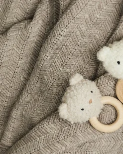 Rangle, bamse, bouclé merino uld, nature*Smallstuff