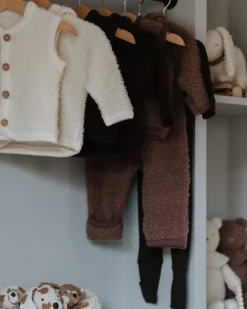 Vest, bouclé uld, off. white*Smallstuff Outlet