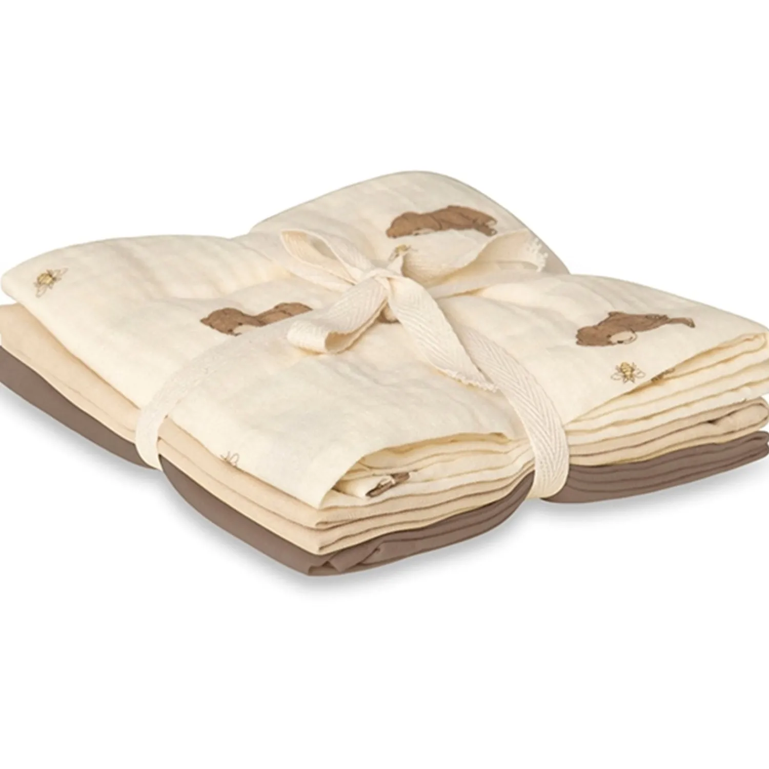 Muslin Stofbleer 3-Pak Bora Bees and Bears*That's Mine Discount