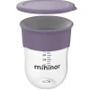 Training cup 220ml Lilac flower*Mininor Clearance