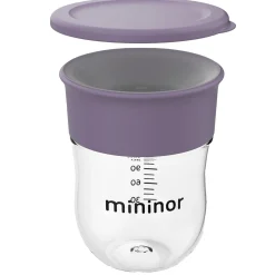 Training cup 220ml Lilac flower*Mininor Clearance